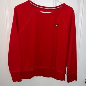 Tommy Hilfiger red crewneck size M